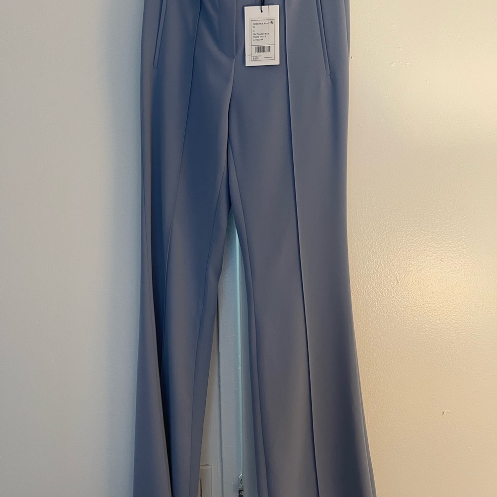 Theory Powder Blue Demetria Pants SZ 0